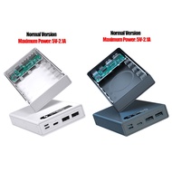 BTSG Detachable LCD Display DIY 5x18650 Case Power Bank Shell External Box without Battery Powerbank