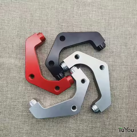 Universal CNC Motorcycle Front Brake Caliper Bracket adapter For 200/220mm Brake Disc Rpm Adelin Fra