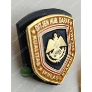 Ditergent EMBLEM PIN Land hubdat Safe Comfortable IKHLAS Ikhalaas land relationship