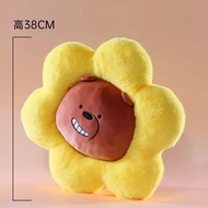 Đồ chơi nhồi bông hình hoa We Bare Bears nhân vật hoạt hình anime gấu bông Grizzly Ice Bear gấu trúc