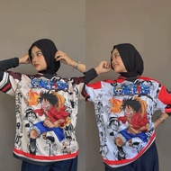 Unisex Anime Oversize Jersey – DIVES Luffy One Piece No. 09