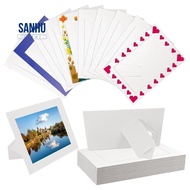 30 Pack Photo Frames Paper Picture Frames Standing White Cardboard Photo Frames for 4 X 6Inch Photos