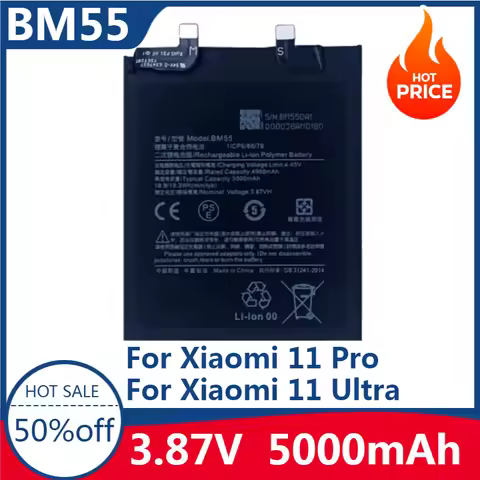Newest High Quality BM55 BM58 BM59 BM4F BM4Y BP42 Battery for Xiaomi Mi 11 11i 11T 8 9 10 Mix 4 Ultr