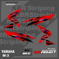 Mio GT striping Mio GT motorbike yamaha motorbike sticker variation Racing m-3 motorbike sticker