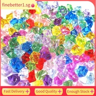 【FINE】Plastic Gems Ice Grains Colorful Small Stones Children Jewels Acrylic Gems