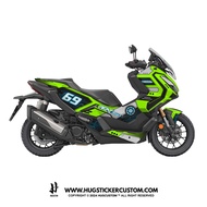 Hugsticker สติ๊กเกอร์ติดรถ สติ๊กเกอร์ ADV 350 ลายไอรอนแมน (I-RON MAN)