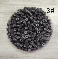 Hair Extensions Micro Rings 5*3*3mm 100PCS Silicone Lined Micro Rings nano rings hair extensions too