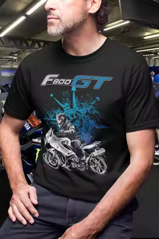 464@EY B.MW F 800 GT T Shirt The Weekend Escape Motorcycle Tee Travel Rider Graphic Top For B.MW Mot