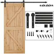 6.6FT Sliding Barn Door Hardware Kit, Heavy Duty Barn Door Track Kit for Single Door, Fit 39" Wide D