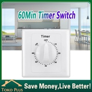 220V Switch Control Timer Switch Saklar Timer Control Mekanik Non Digital 60 Menit