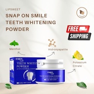 Snap On Smile Teeth Whitening Powder Pemutih Gigi Dental Bleaching 30g