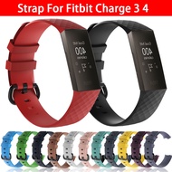 Watchband Watch Strap For Fitbit Charge 3 4 Silicone Replacement Bracelet Smartwatch Wrist Band Fitbit Charge3 Charge4