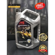 MEAUSU Engine Oil SAE 20W50 4L Mineral Minyak Hitam