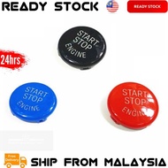 1pcs Car Engine Auto START STOP Button Switch Replace Cover Key Decor BMW E Chassis 1 3 5 Series E90