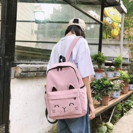 [Toko Uci] Tas Ransel Wanita Korea Style Kucing // Tas Sekolah [Bisa COD]
