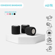 NU - FIT - Cohesive Bandages 5cm x 4.5M - Elastic Bandage - Wristape Elastic Bandage Adhesive Bandag