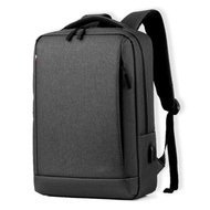 Quality Laptop Backpack Waterproof USB Big Capacity Bag Backpack Dark Grey MBP0003