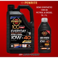 PENRITE Semi Synthetic 10W40 5L & 1L Engine Oil