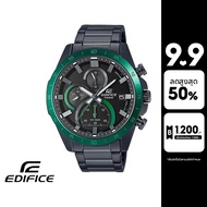 [ของแท้] CASIO นาฬิกาข้อมือผู้ชาย EDIFICE รุ่น EFR-571DC-1AVUDF สายสเตนเลสสตีล สีดำ