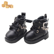 YUANYUAN001 1คู่ตุ๊กตารองเท้า LOVELY CHAIN BOOTS ใหม่ Casual HAND-made Ob11 DOD 1/12 BJD Doll Shoes Accessories