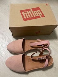 Fitflop woman flats Cova closed toe sandals suede pink size US 9 平底鞋 shoes
