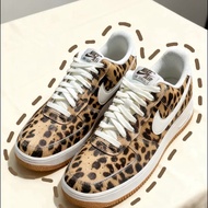 Nike Air Force 1 Low 豹紋 運動鞋