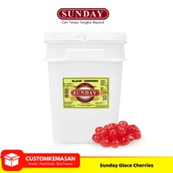 Cherry Mate Repack 100g / Cherry Maraschino / Cherry Tangkai Merah / Buah Cherry Dengan Tangkai / Bu