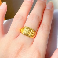 Cincin Pria Cowok Emas Asli Kadar 700 70 16K Laki Versace Branded 3 Gr