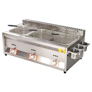New product Multi-function deep fryer Commercial 304 stainless steel deep fryer gas type fries fryer