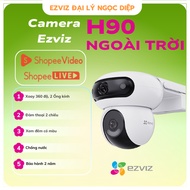 Ezviz Binocular Camera H90 Dual 8MP(4MP+4MP), 30m Infrared, 2-Way Talk, Siren Light,