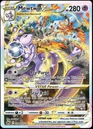 Pokemon - Mewtwo Vstar GG44/GG70 - Crown Zenith - Galarian Gallery - Ultra Rare Alternate Art