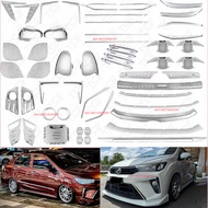 PERODUA BEZZA AV X G 2016 2018 2020 2022 2024 JDM CLEAN CHROME STYLE ACCESSORIES PART FRAME COVER PA