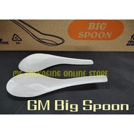 GM Big spoon / Soup spoon -White -100pcs± Disposable Plastic Spoon Disposable Spoon Disposable Plast