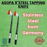 Asopa 9' steel tapping knife pisau getah pisau toreh pokok getah