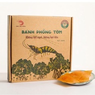 Bánh phồng tôm Cà Mau đặc biệt 40% tôm - Loại đậm đà có tiêu - Con Tôm Rừng
