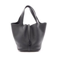 【二手】愛馬仕 HERMES 手提包 Picotin Lock MM 單色黑色五金 黑色 其他 Picotin Lock MM 單色黑色 女士