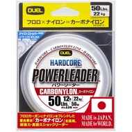 DUEL HARDCORE Carbo Nylon Line 50Lbs. HARDCORE POWERLEADER CN 50m 50LbS. Clear H3332