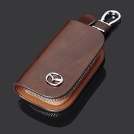 MAZDA Leather Car Key Bag Keychain Accessories for CX5 CX7 CX3 CX9 RX MX Mazda2 3 5 6 8