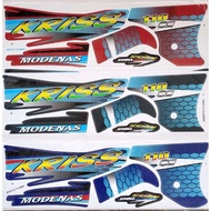 [ Sticker SAJA ] Best Quality Modenas Kriss FL Kriss110 Kriss2 Kriss 110 Body Sticker Coverset Strip