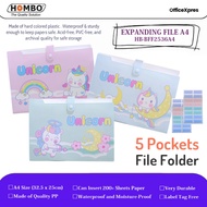 Map Expanding File 5 Pocket UNICORN / Map Harmonika A4 / Expanding File Folder A4 5 Kantong / Map Se