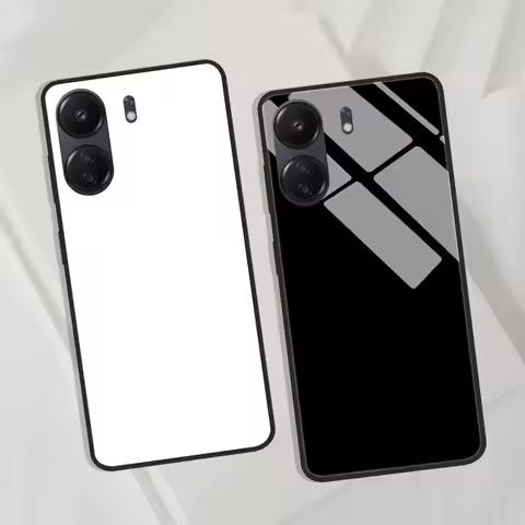 Tempered Glass Case for Xiaomi POCO C65 Cover Hard Case for POCO C50 C40 F5 X5 Pro F4 x4 GT M5 M4 Pr