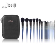 Jessup Luxury Brush Set T263-18PCS Royal Blue + Bag