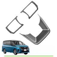 ตกแต่งหน้าปัดรถยนต์คาร์บอนไฟเบอร์ใหม่สำหรับ Nissan Serena C28 ที่ปรับแต่งได้สำหรับคนขับซ้ายในฮ่องกง