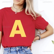 Summer Alvin and Chipmunk themed T-shirt with anime cartoon print, quick drying, breathable, daily c