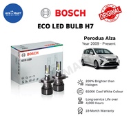 BOSCH Eco H7 LED Headlamp Bulb Cool White (2pcs) 12V 24W for Perodua Alza (Year 2009-Present) Lampu Mentol Depan Putih