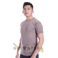 Kaos Polos Warna Cream Hitam Coklat Navy Army Putih Kaos Dalam Terbaru Satpam Lengan Pendek