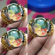 Batu Cincin Akik Kecubung Karang B549