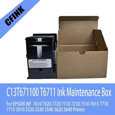 C13T671100 T6711 Maintenance Box for EPSON WF 7610 7620 7720 7110 7210 7510 7615 7710 7715 3010 3520