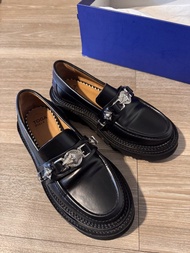 Toga Pulla stud-embellished leather loafers