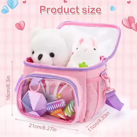 1pc 21cmx11cmx16cm Cute Children's Bicycle Hanging Bag Portable Outdoor Bicycle Handlebag Balance Bi